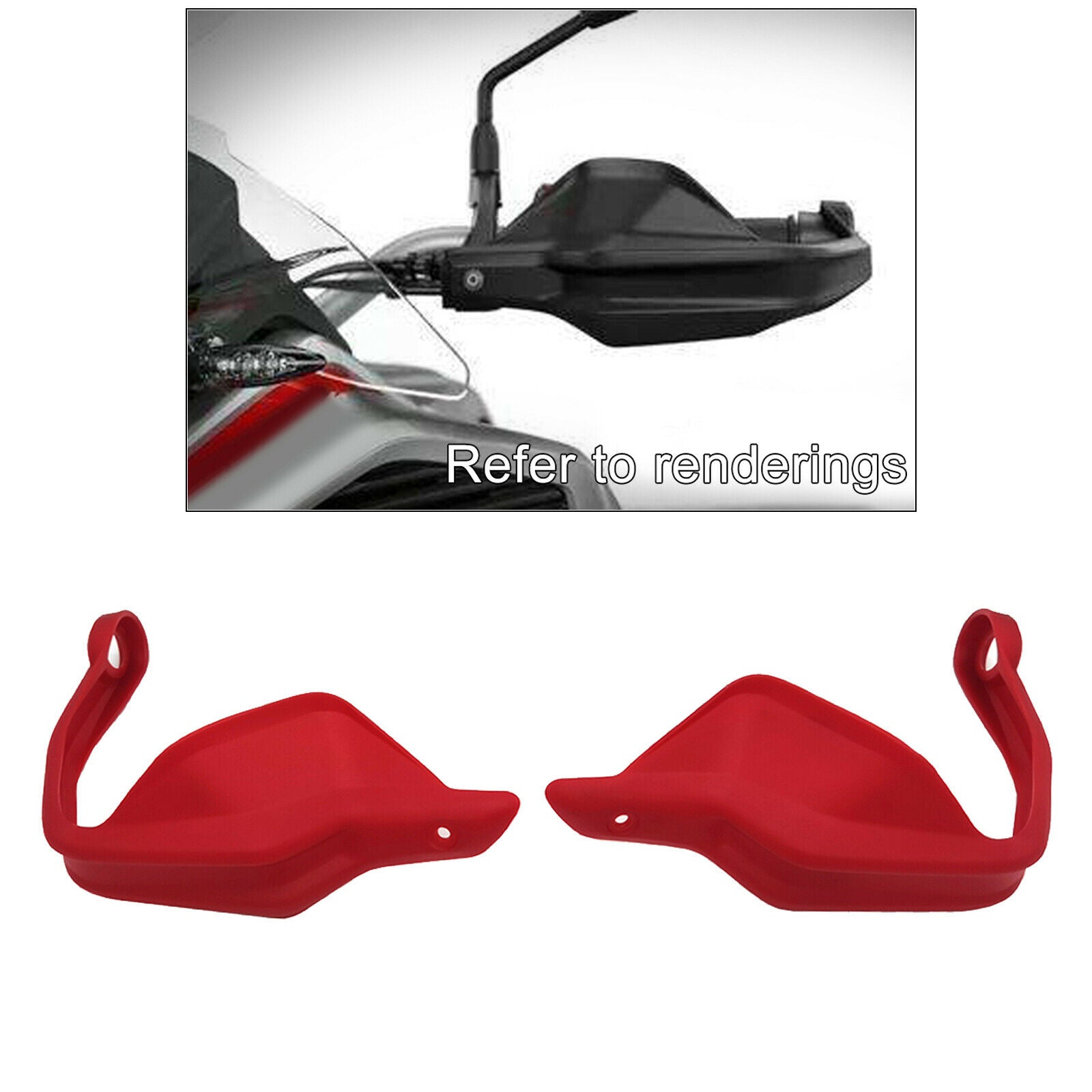 Dirt Bike Handguard Replacement for BMW R1200GS LC ADV 2013-2018 Red