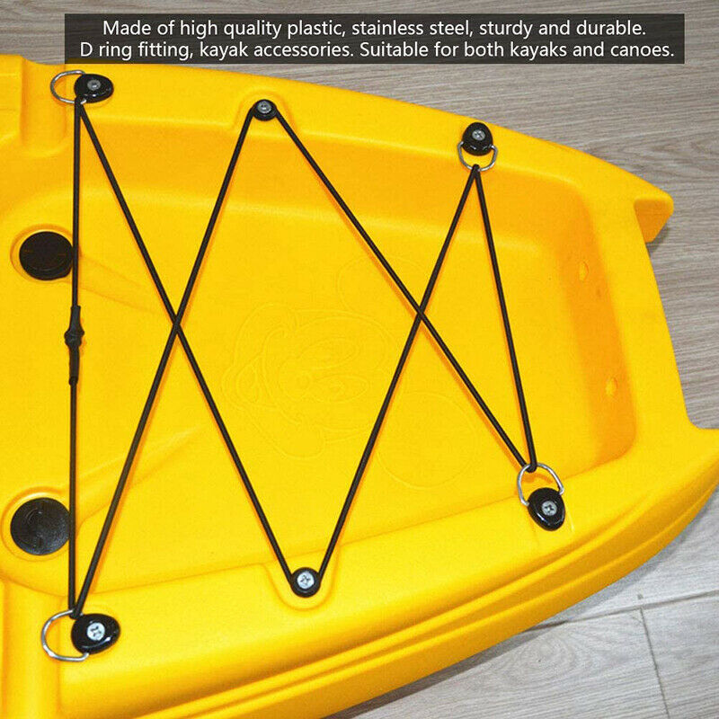 D-ring Hook Kayak Boat Fishing Rock Climbing Nylon Stainless Steel Boat HN US