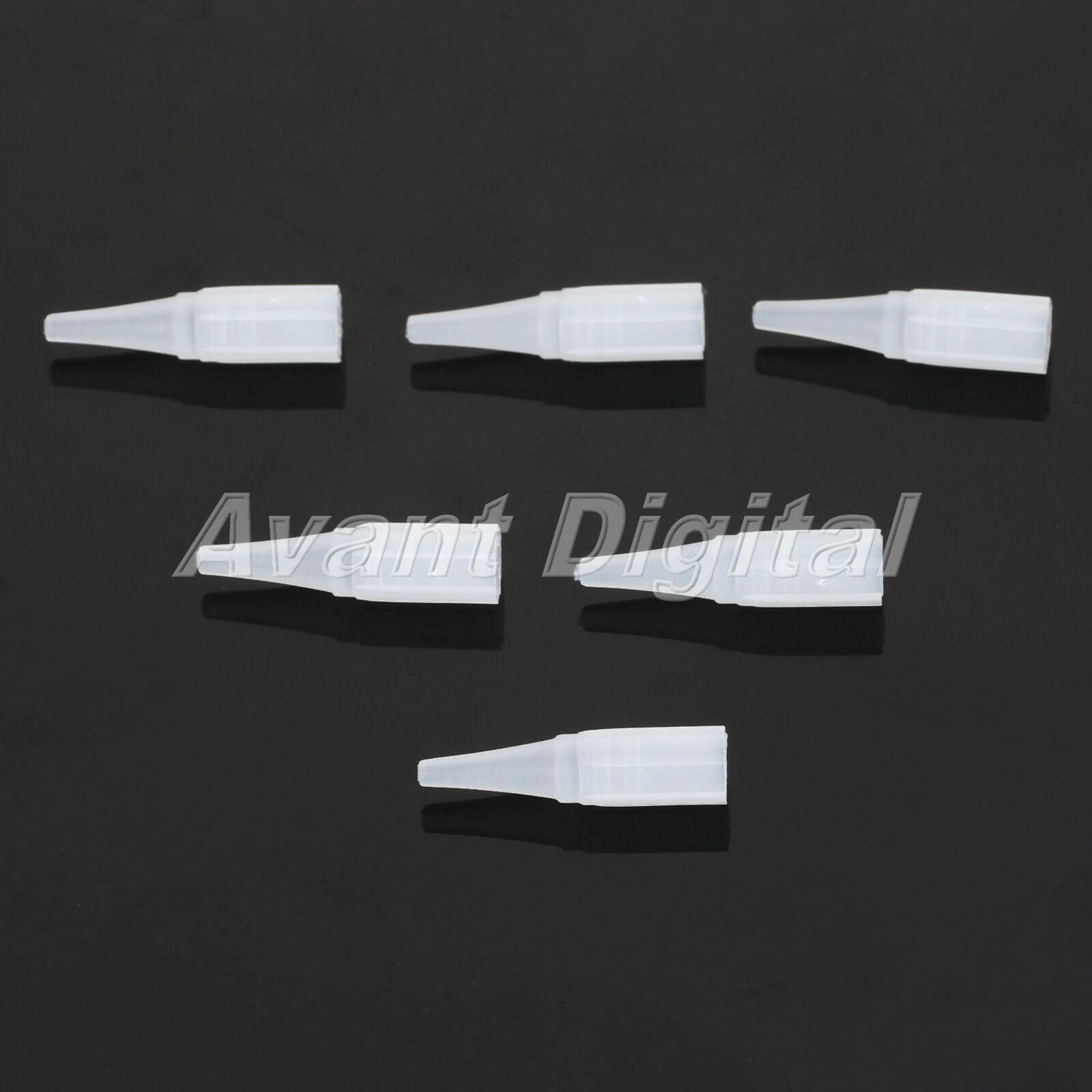 50pcs Pro Permanent Eyebrow Tattoo Needle Tips Round Mouth 7R Tattoo Use Supply