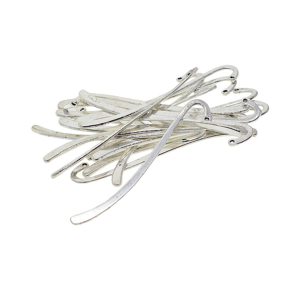 80pcs Retro Metal Bookmarks Flat Hook Craft For Gift Present Souvenirs Gifts