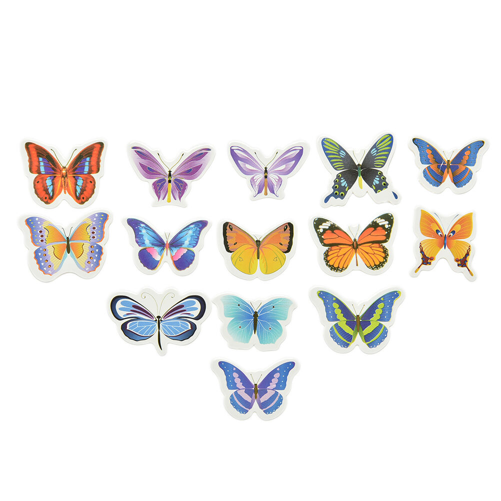 50x Butterflies Wedding Birthday Wafer Paper Cupcake Cake Toppers SE.l8