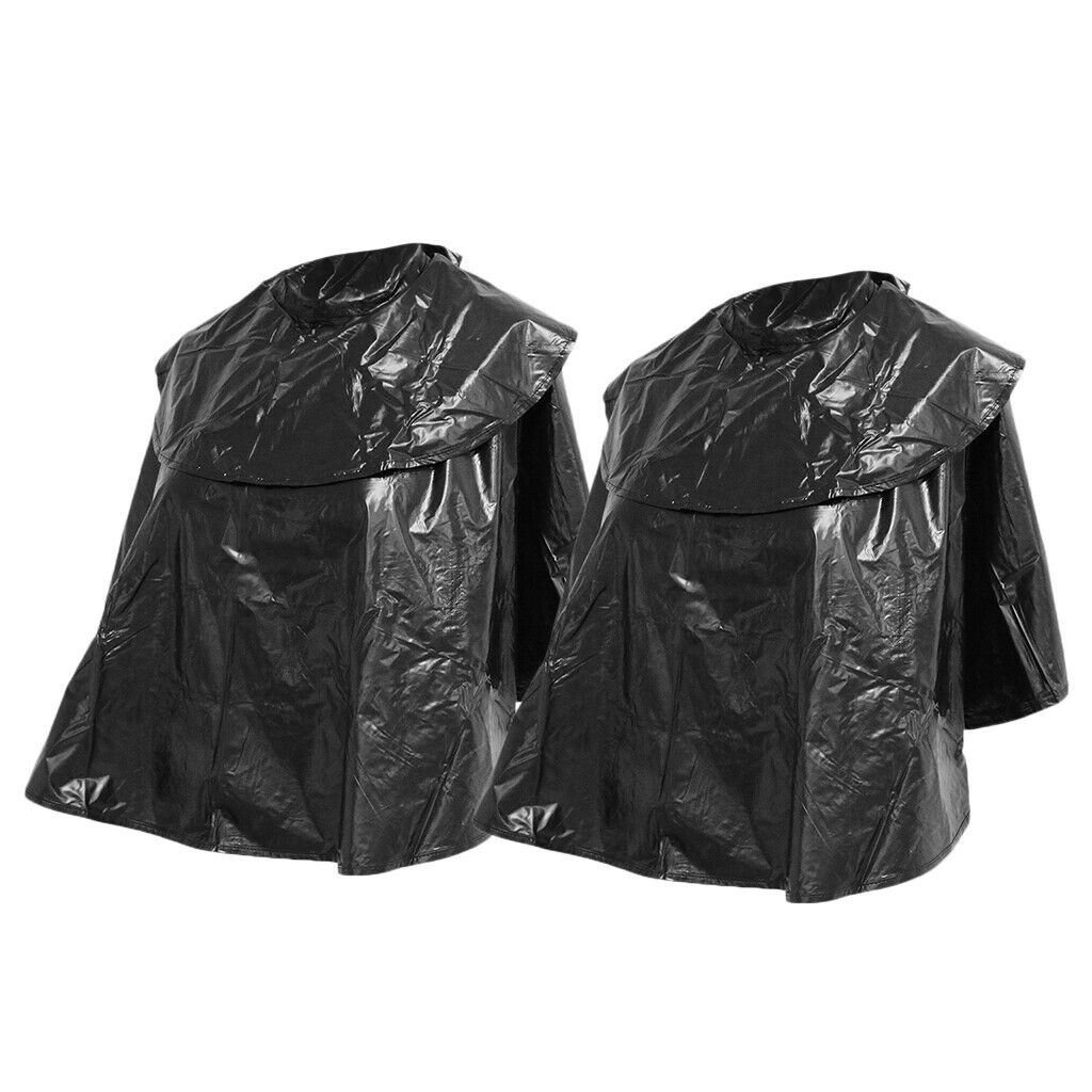 2 Pieces Hair Cutting Cape Barber Shop Capes Gowns Wrap Protect Cloth Apron