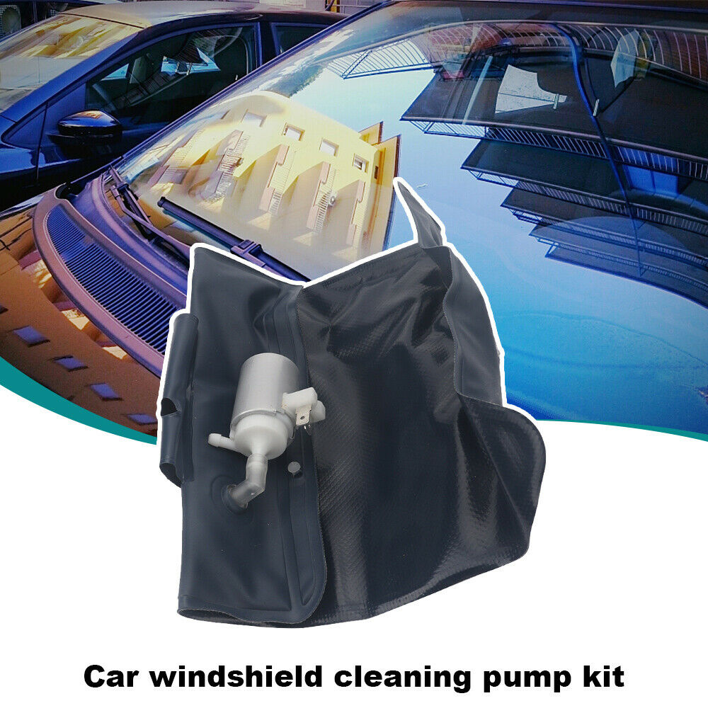 12V Car Window Cleaning Pump Windscreen Windshield Washer Auto Washer Pump Bag