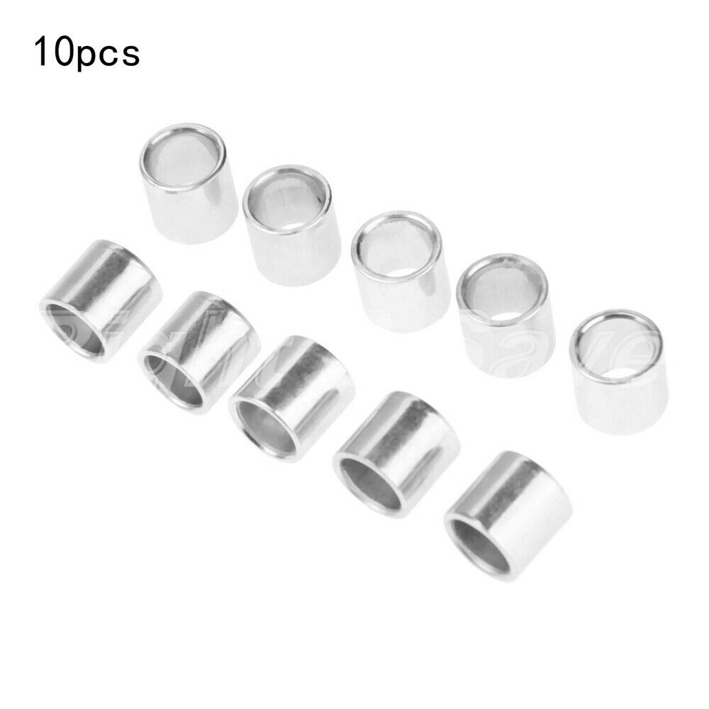 10 Pieces/Pack Skateboard Bushed Bearing Spacer Metal Bushing For Scooter Wheel