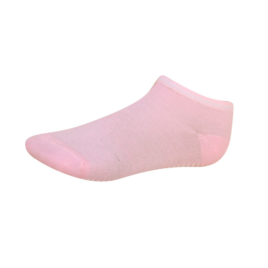 2 Pairs Women Non Slip Massage Granule Yoga Socks - Pink