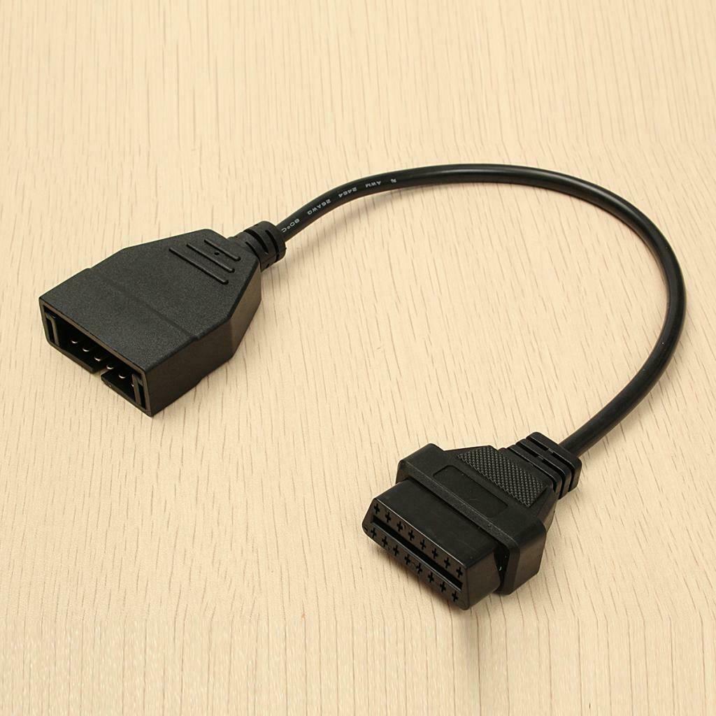 1x 12 Pins OBD1 Male To 16 Pin  Adapter For GM Car