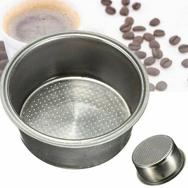 1X 51mm Cup Coffee Filter Basket Non Pressurized For Breville Delonghi Krups UK