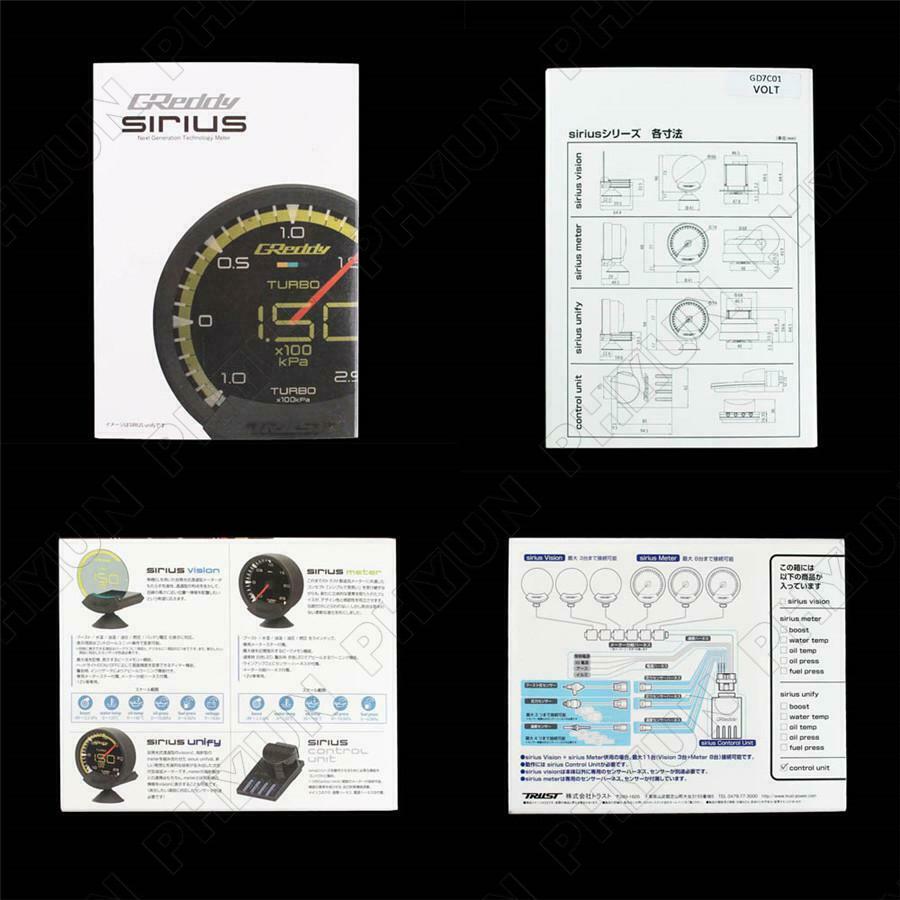 74mm LED Car SUV Oil Press Gauge w/ Sensor + Holder Black Shell 12V Universal