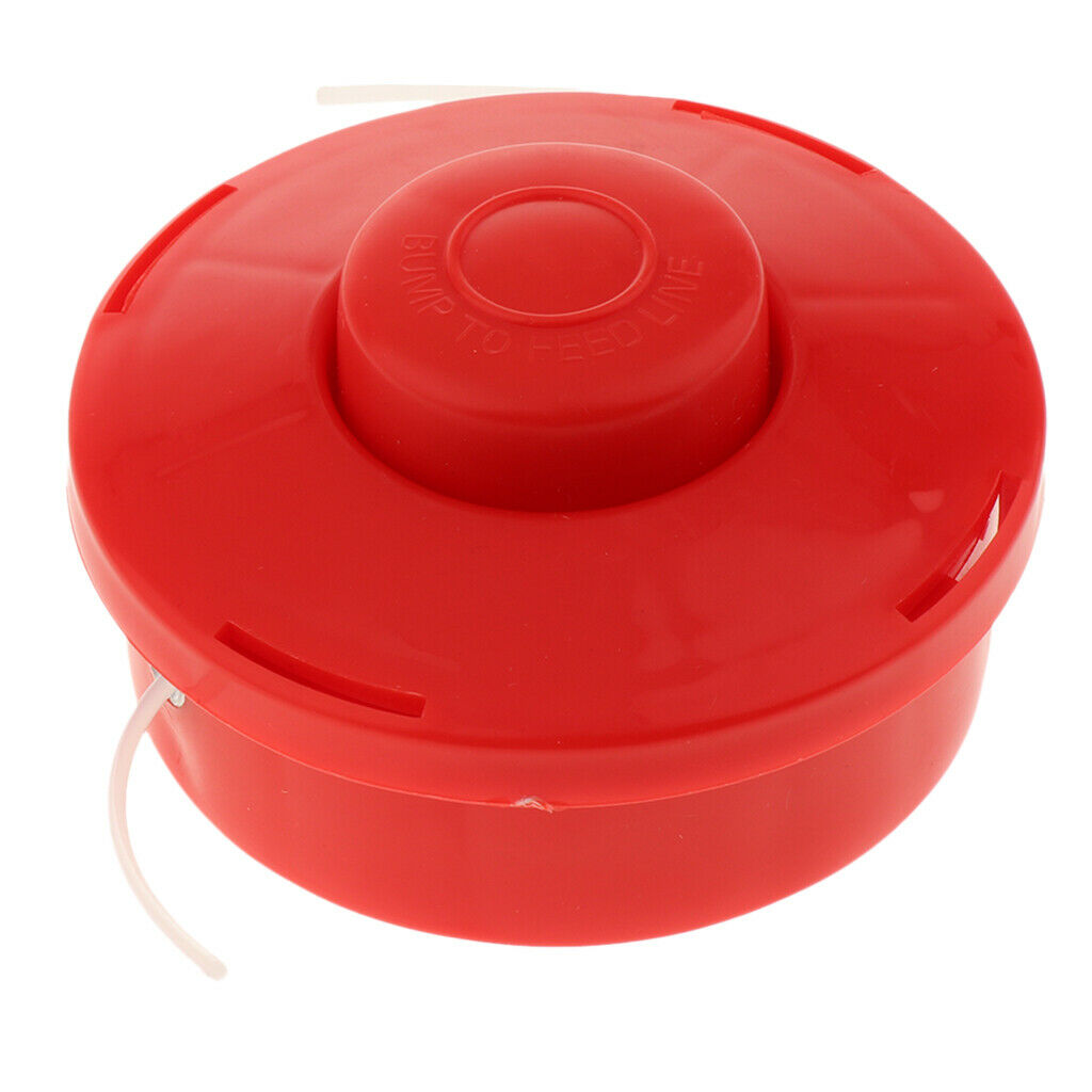 1x Replacement 2 Line Bump Feed Strimmer Trimmer Cutter Brushcutter Head Red