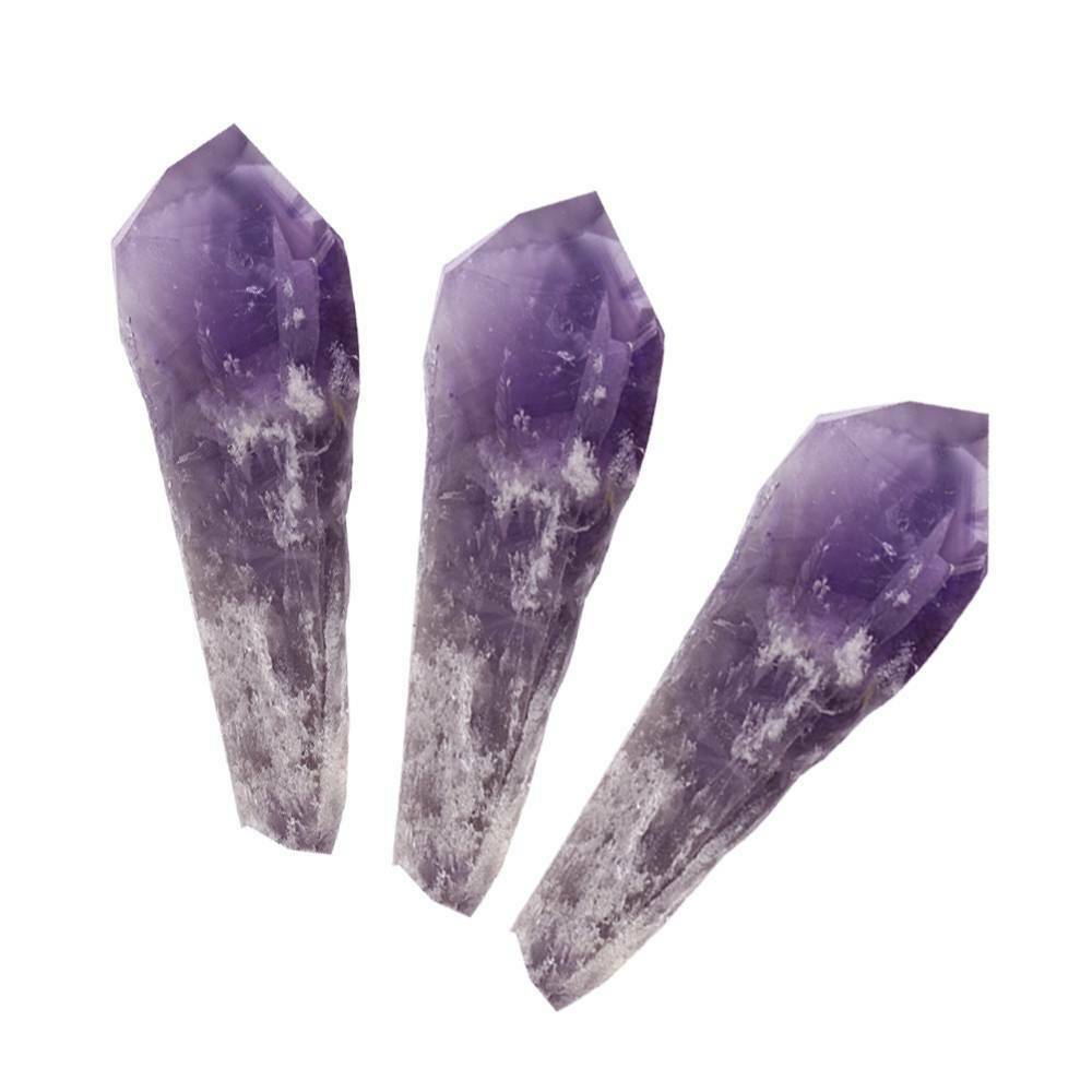 Big Natural Amethyst Cluster Crystal Quartz Point Wand Specimen Reiki Healing US