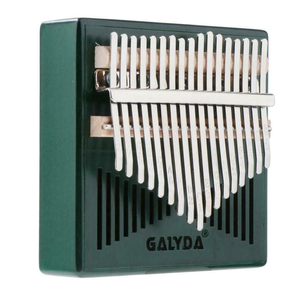 2020 New Kalimba 17 Key Thumb Piano Mbira w/ Velvet Bag Learning Booklet