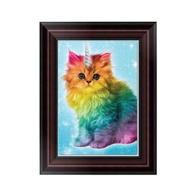 DIY 5D Diamond Embroidery Painting Cute Cat Cross Stitch Craft Home Wall Decor