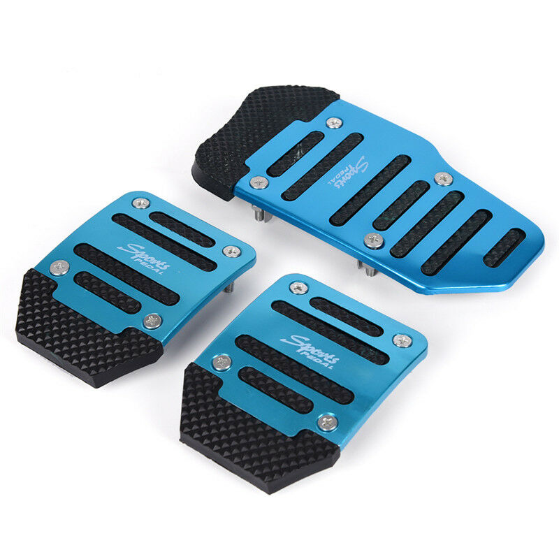 3X Car Auto Vehicle Non-slip Pedal Aluminium Alloy Foot Treadle Cover Pad D Pb