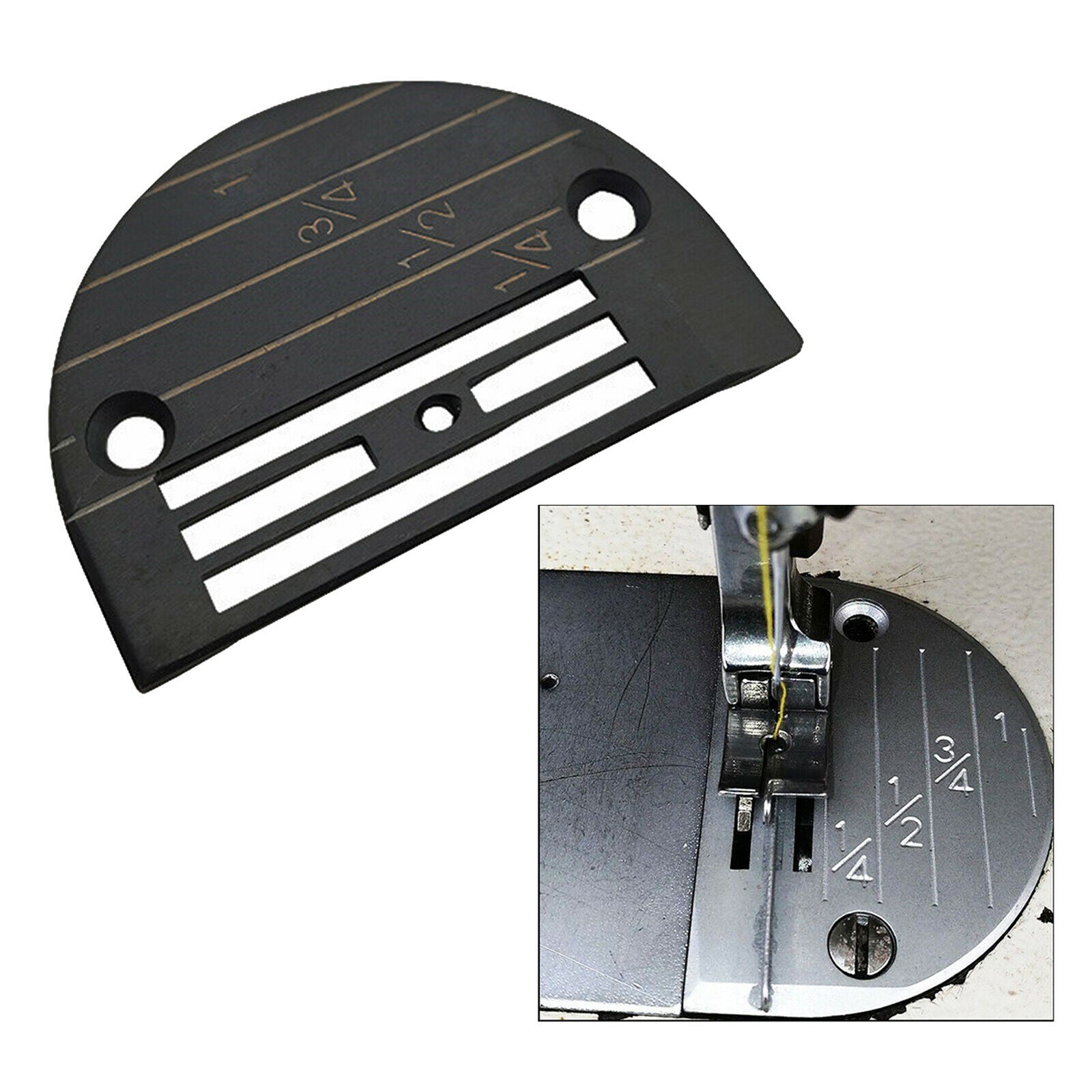 Iron Sewing Machine Needle Plate Parts Attachment Compatible with Juki