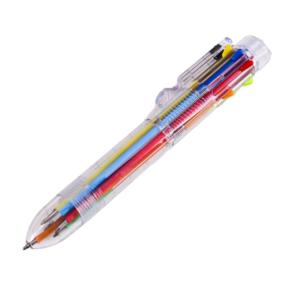 Multicolor 8-in-1 Style Ballpoint Pen Kids Gift Pen 0.5mm Multifunction