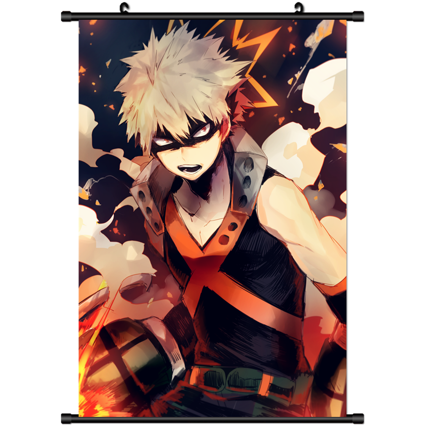 Anime Boku no hero academia My Hero Academia Wall Poster Scroll 3035