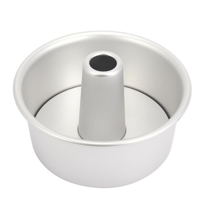 6 Inch Aluminum Alloy Round Chiffon Cake Pan Removable Bottom Hollow Chimney CT6