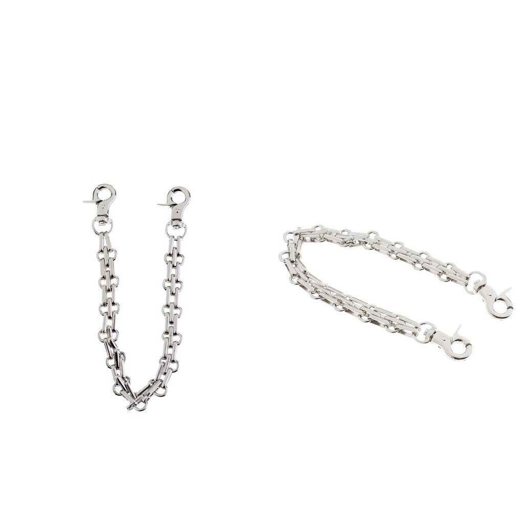 2 Pieces Fashion Metal Handle Handbag Wallet Bag Chains 25cm 9.84" Strap