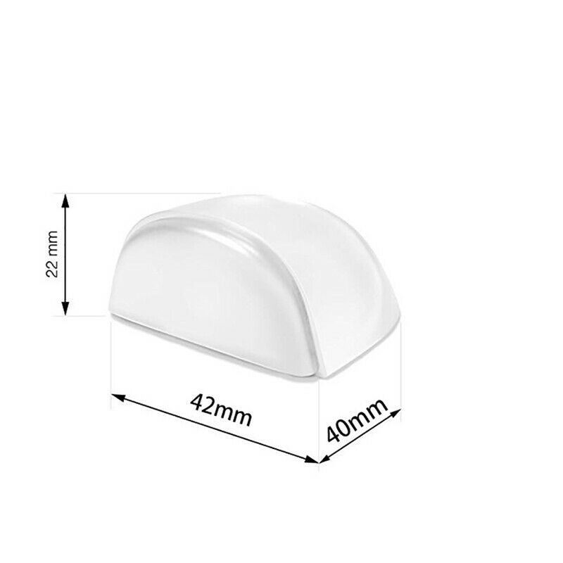 Acrylic No Need Punch Transparent Door Stopper Door Holder Home Doorstop .l8