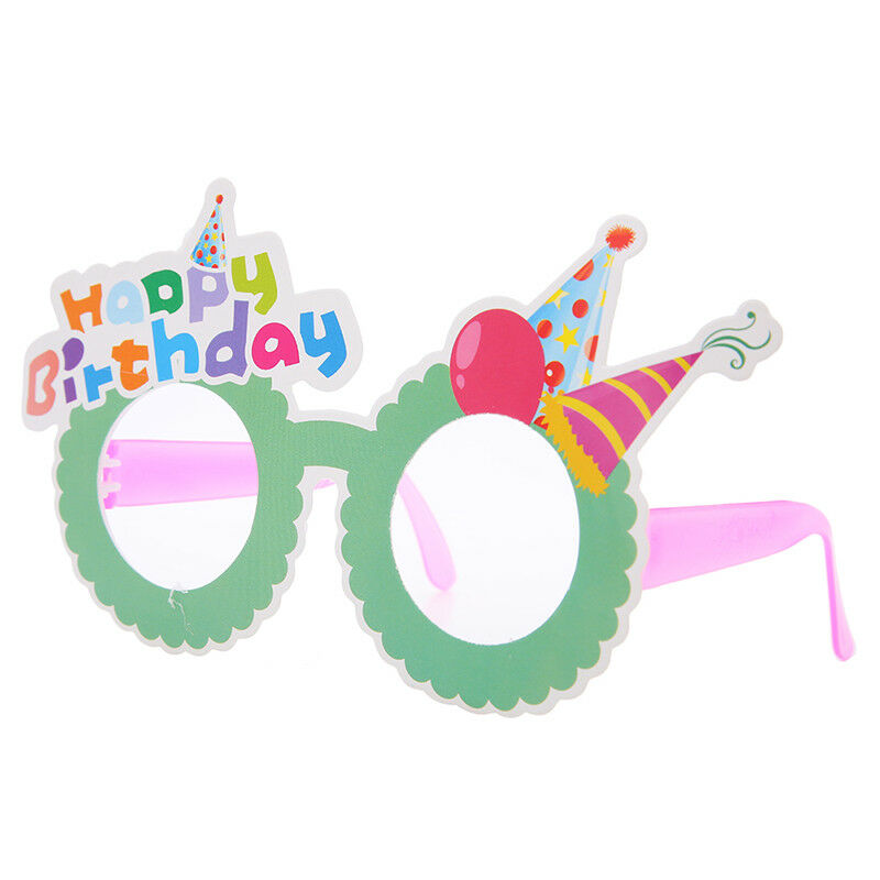 1pcs Cartoon funny party paper glasses happy birthday theme party supplie.l8
