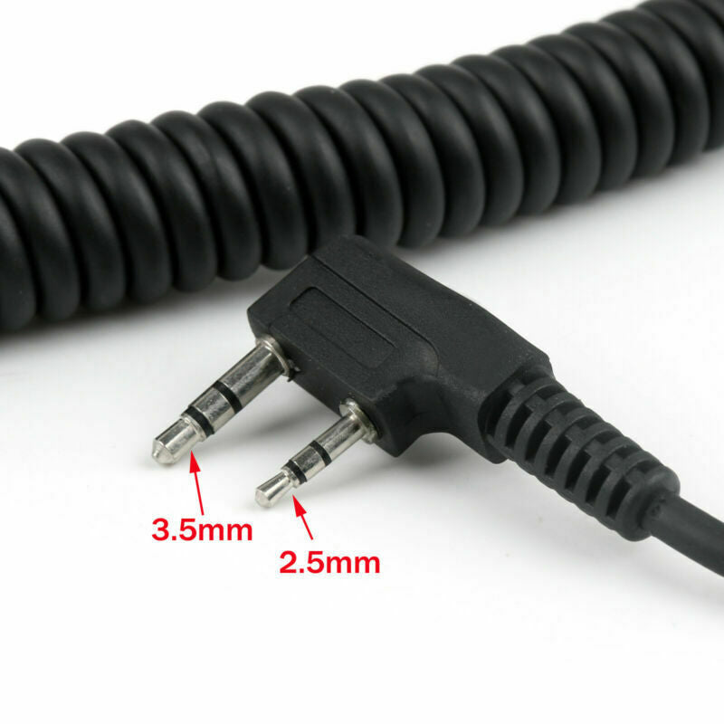 5xDual Push-To-Talk PTT Speaker Mic For Baofeng UV82 L UV8 D UV5R A Two Way  AT2