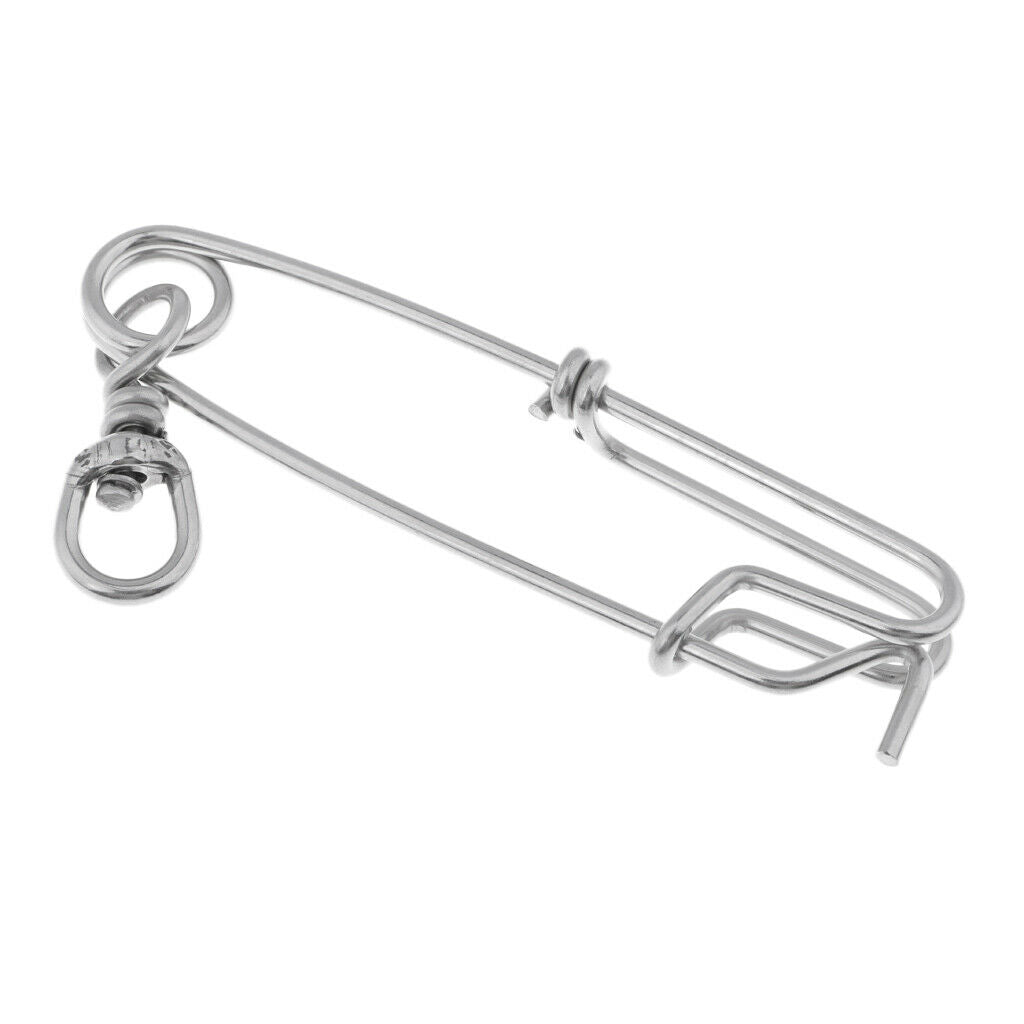 Long Line Clip Snap Stainless Steel Sea Fishing Connector Clip Snap