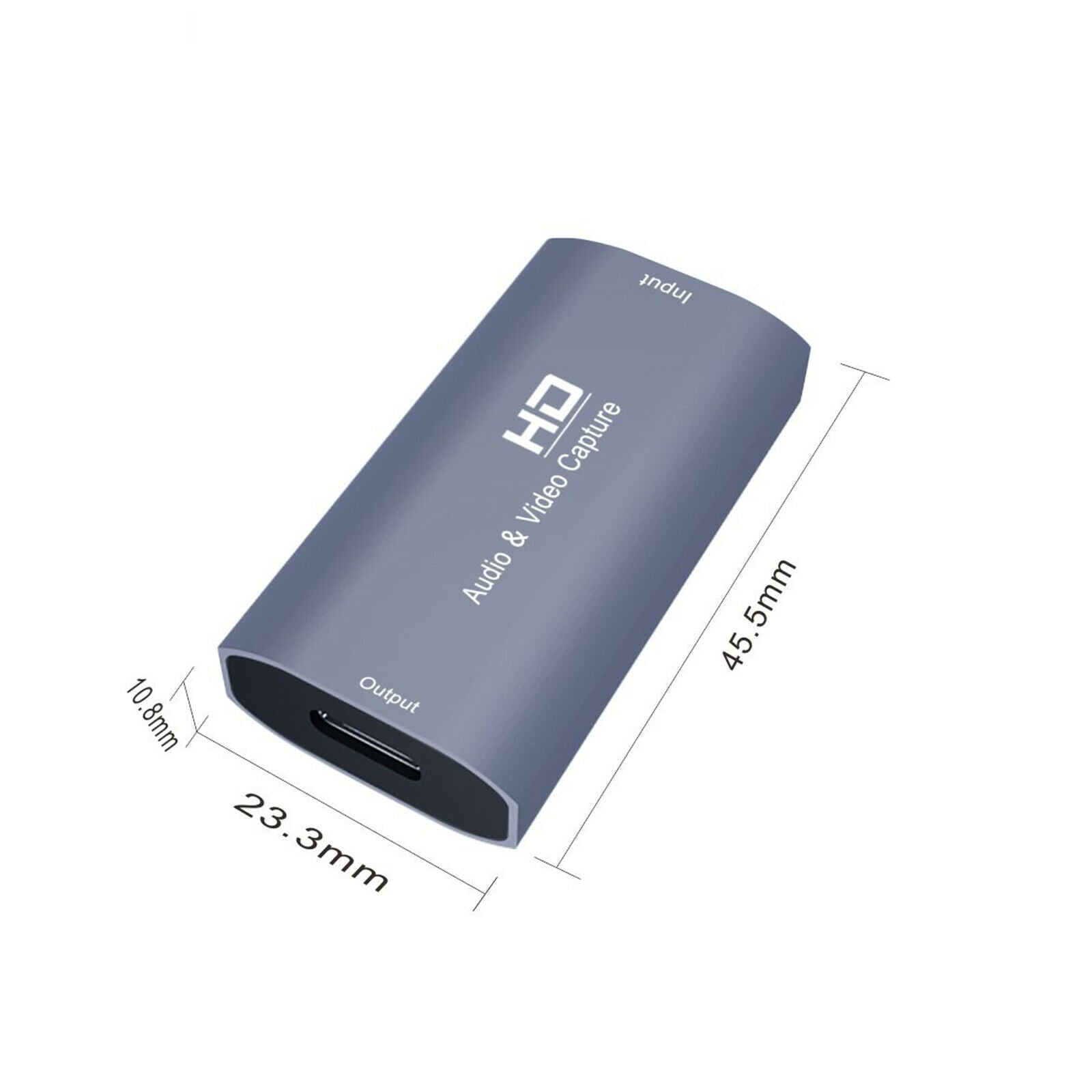 Audio Video Capture Card USB-C 4K for Recording Live Broadcasting Gaming