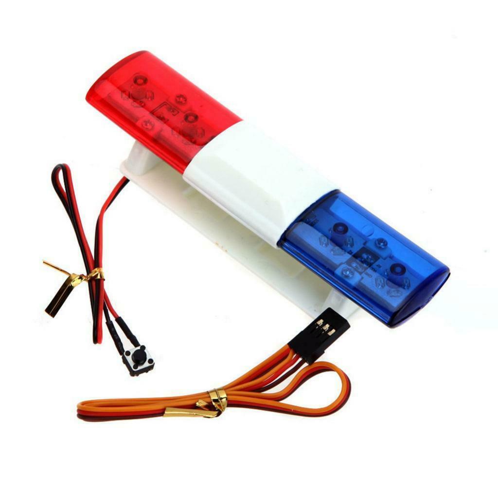 1x Durable alarm light LED lamp CH3 for 1:10 1: 8 RC caterpillar refit