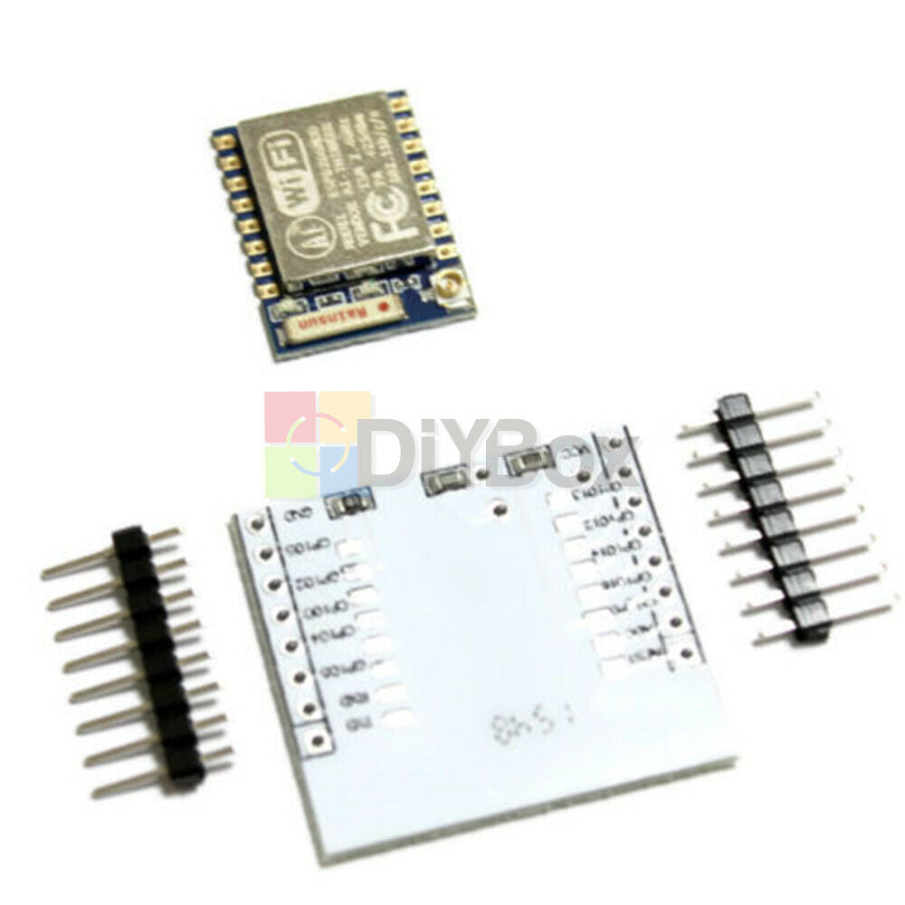 ESP8266 ESP-07 Remote Serial Port WIFI Module + IO Adapter Plate Expansion Board