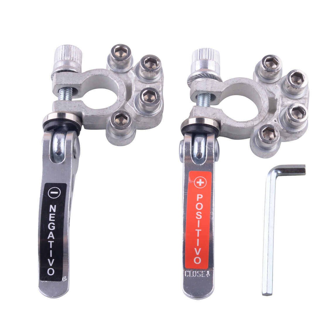 2xCar Boat Battery Terminal Connector Clamp Quick Release Adjust Disconnect Tool