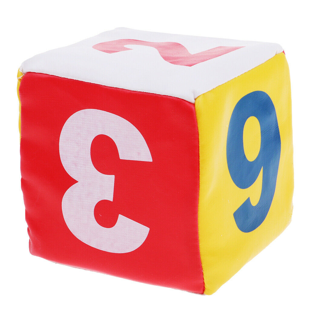 2xSponge Dice Spot Dice Cute Dice Bar Fun Decor Children Playing 1-6 Numbers