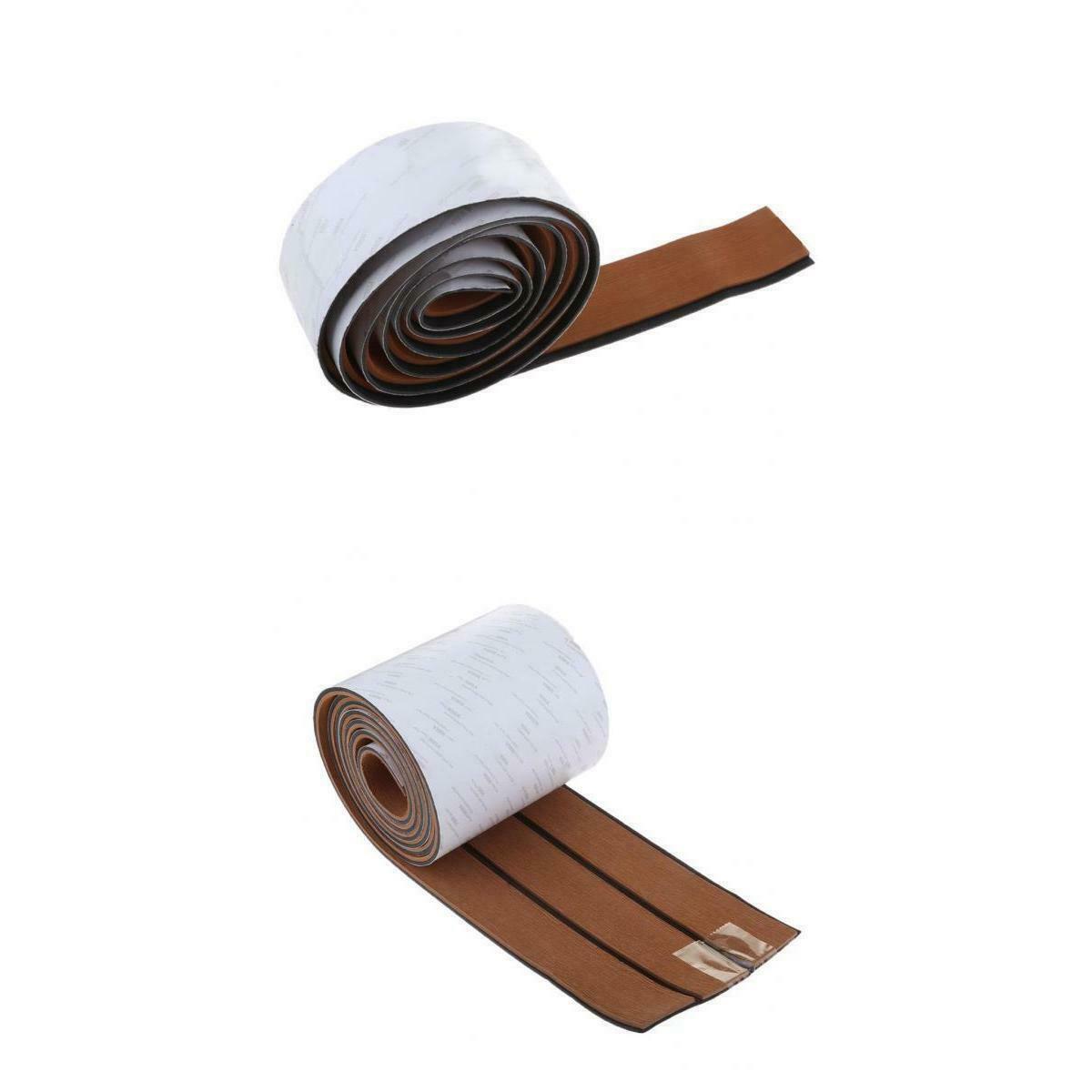 2pcs 240cm Self-Adhesion Non-Slip Boat Flooring Sheet Marine Yacht Boat Tape