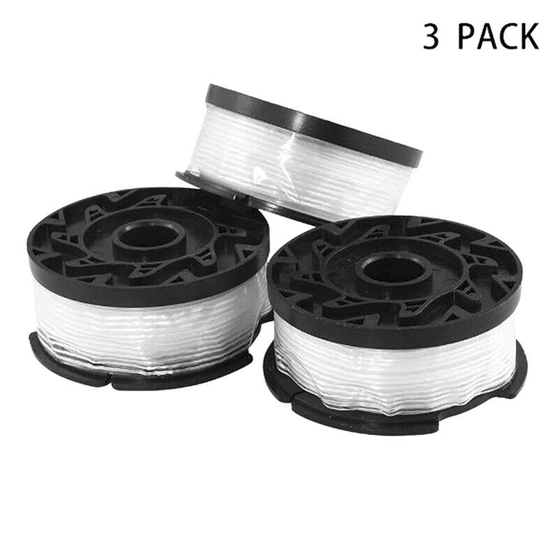 3Pack Line String For BLACK+DECKER Trimmer Replacement Spool 30ft 0.065" AF-1DD