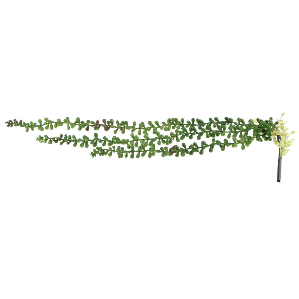 Artificial String of Pearls Hanging Plants Home Garden Wedding Flower Green
