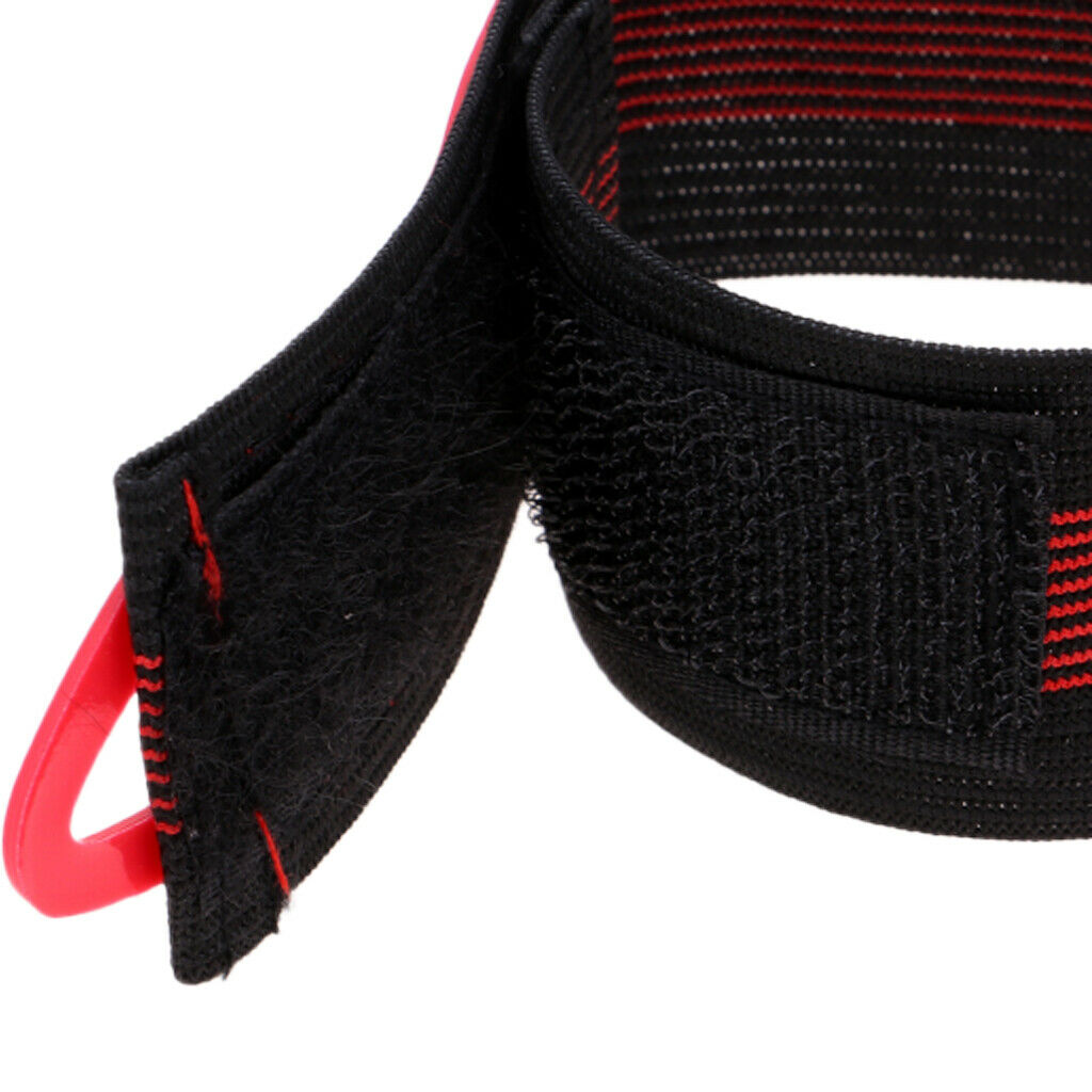 2X Stretchy Elastic Cycling Ankle Strap Leg Band Safety Gear Accessories Red