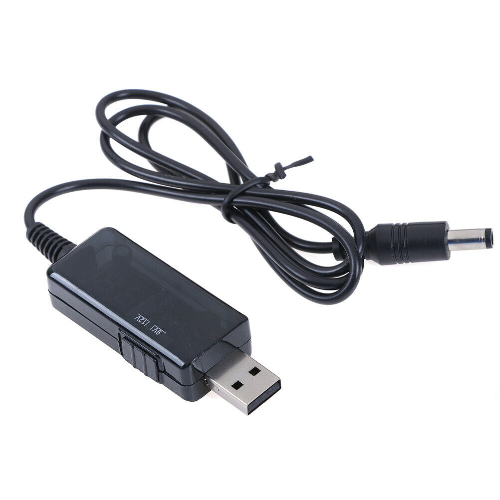 Usb booster cable 5V step up to 9V 12V voltage converter 1A step-up display WF