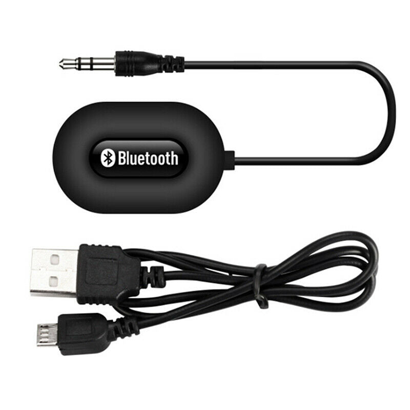 Mini 3.5mm Car A2DP Wireless Bluetooth Car Kit AUX Audio Music Receiver AdapBDA