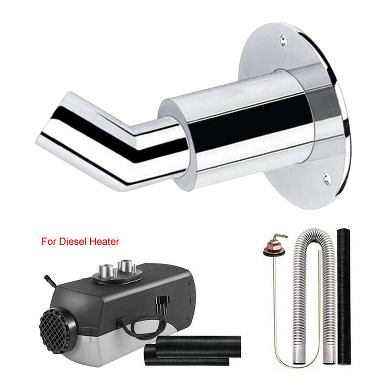 Stainless Steel Marine Boat Thru Hull Pipe Socket Hardware 24mm Bendy