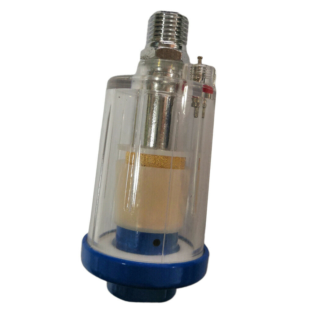 Inline 1/4inch Water Oil Separator Moisture Trap for Spray Paint Gun Tool