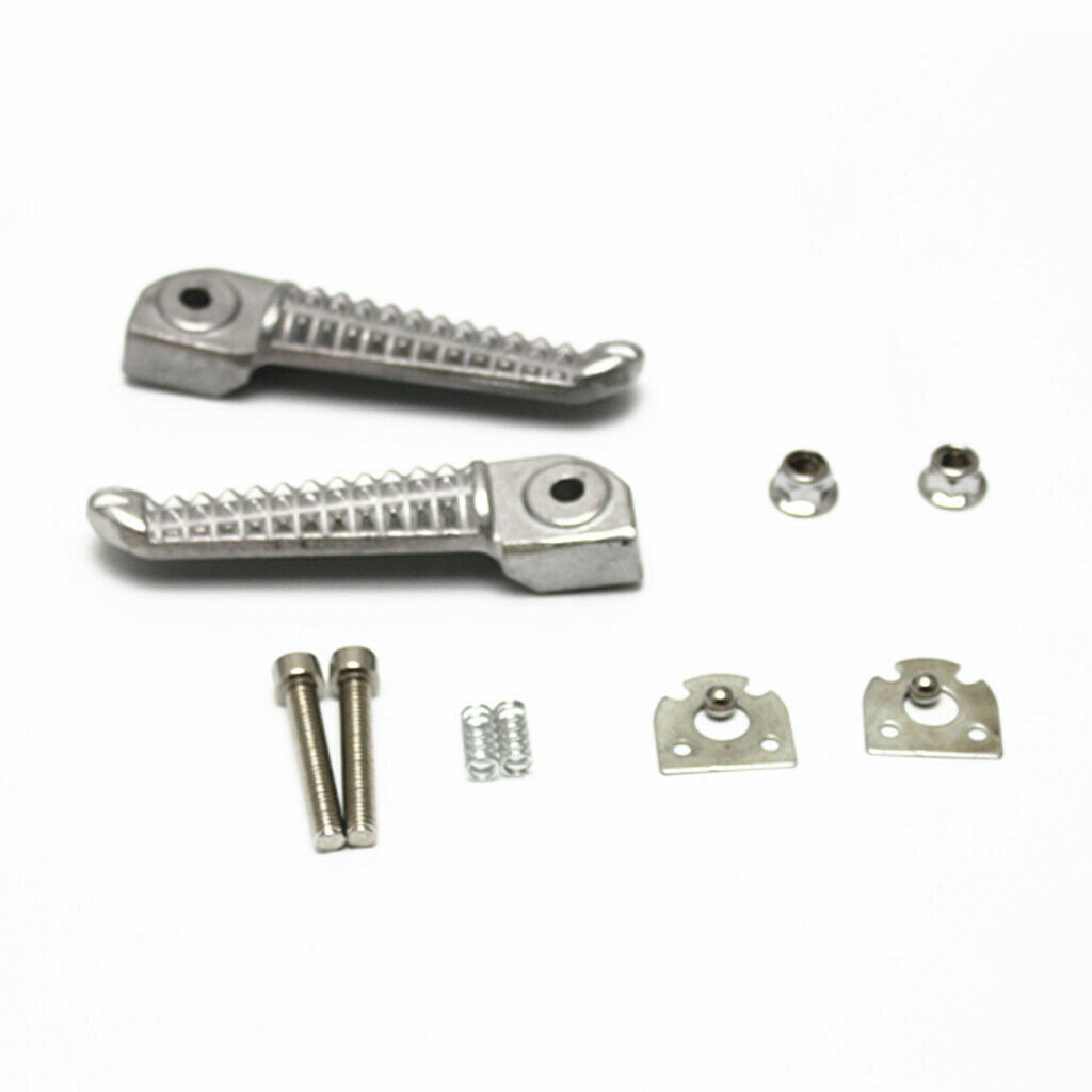 1 Pair Aluminum Footpegs Rest Pegs For Yamaha YZF R1 2002-2012 R6 2003-2011
