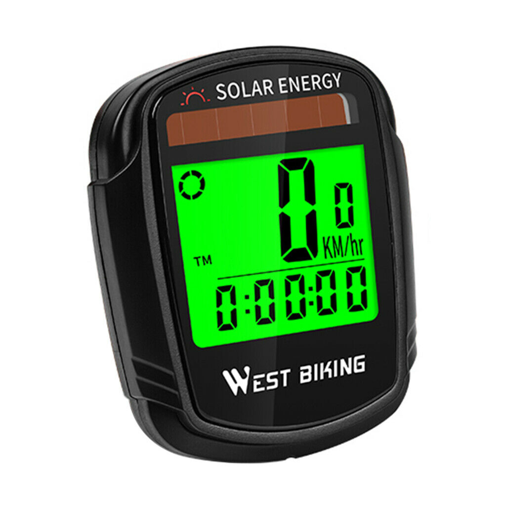 Bike Speedometer Waterproof Wireless Computer Cycling Odometer Backlight
