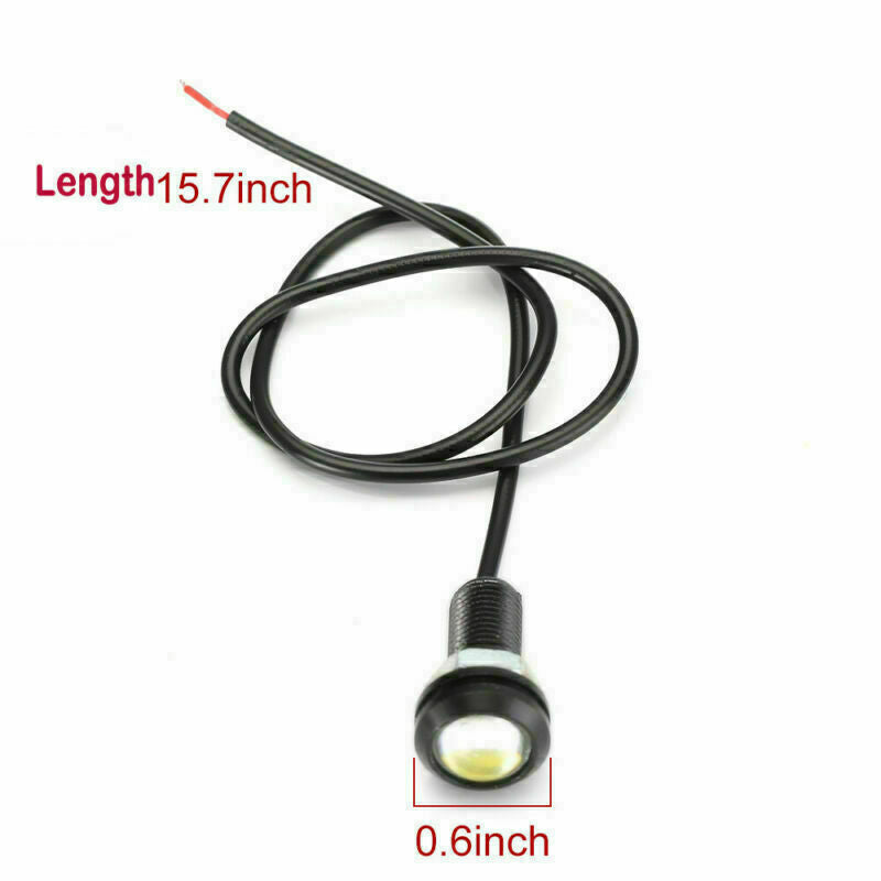 Eagle Eye Car White LED DRL Daytime Running Light Reverse Signal Tail Lamp 10pcs