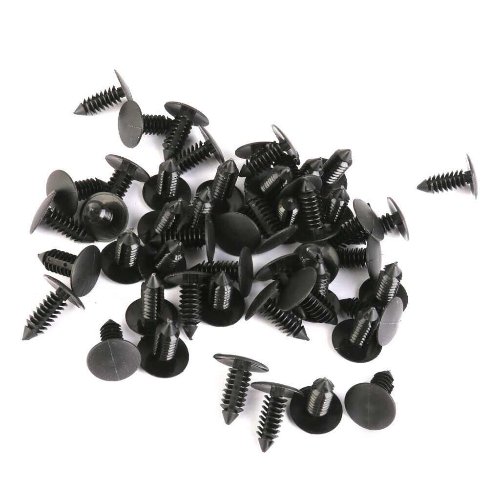 100X Nylon Car Interior  Rivets Fasteners Clips For GM Ford AMC