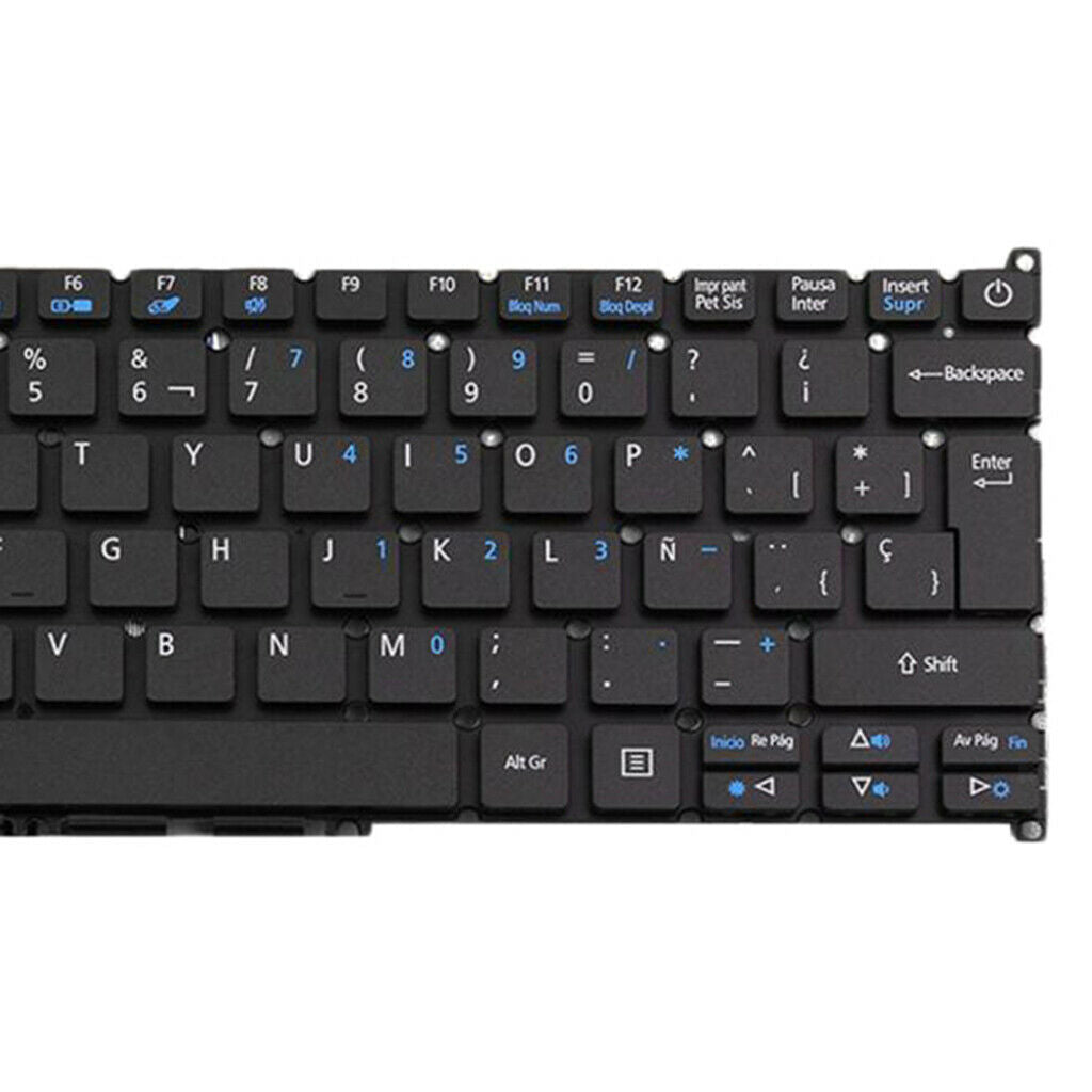 Black Replacements Keyboard for ACER Aspire ES1-132/ ES1-132-C37M/ C9N8 Spanish