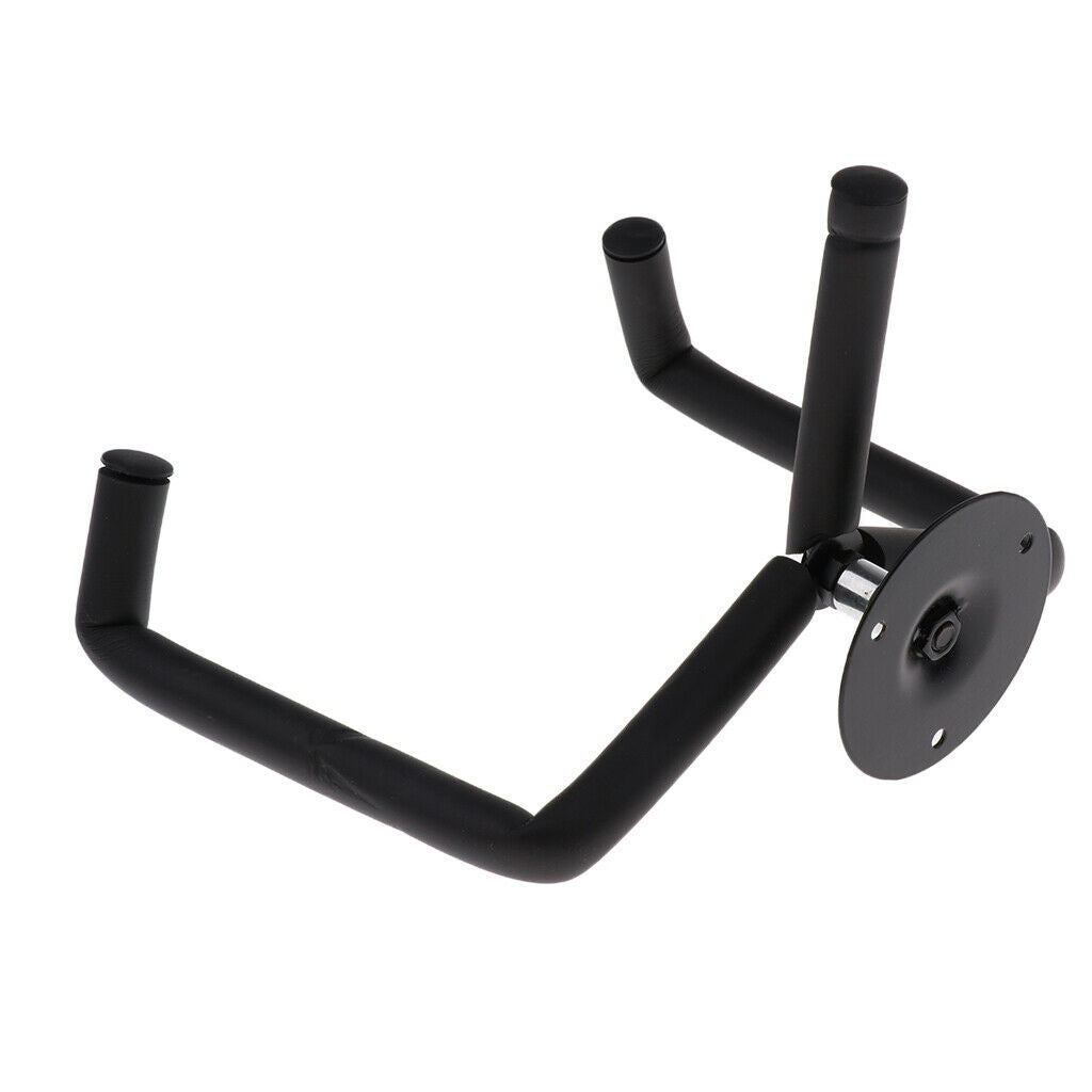 6Set Black Guitar Wall Hanger Mounting Show Instrument Universal Accessories