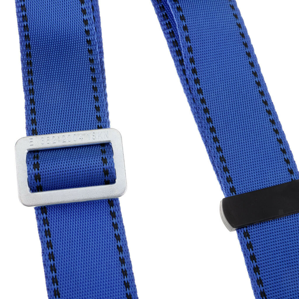 Adjustable Outdoor Climbing Safety Harness Belt Lanyard with Carabiner Buckle