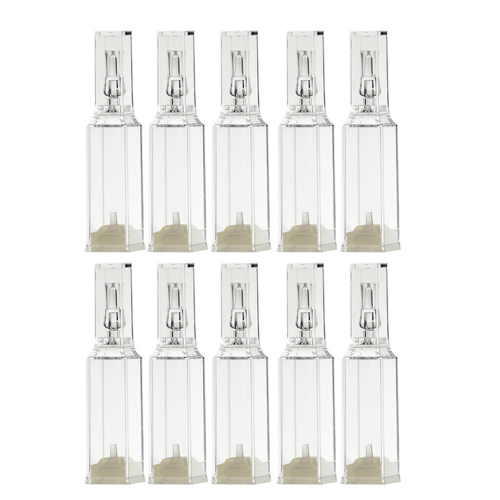 10 Pieces Disposable Sample Empty Plastic Cosmetic Makeup Bottles 10ml