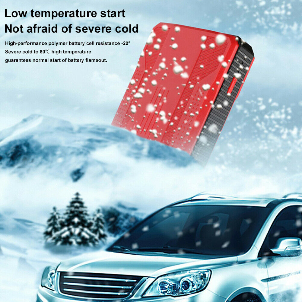 20000mAh Car Jump Starter Power Bank 12V Car Battery Booster with LED Flashlight