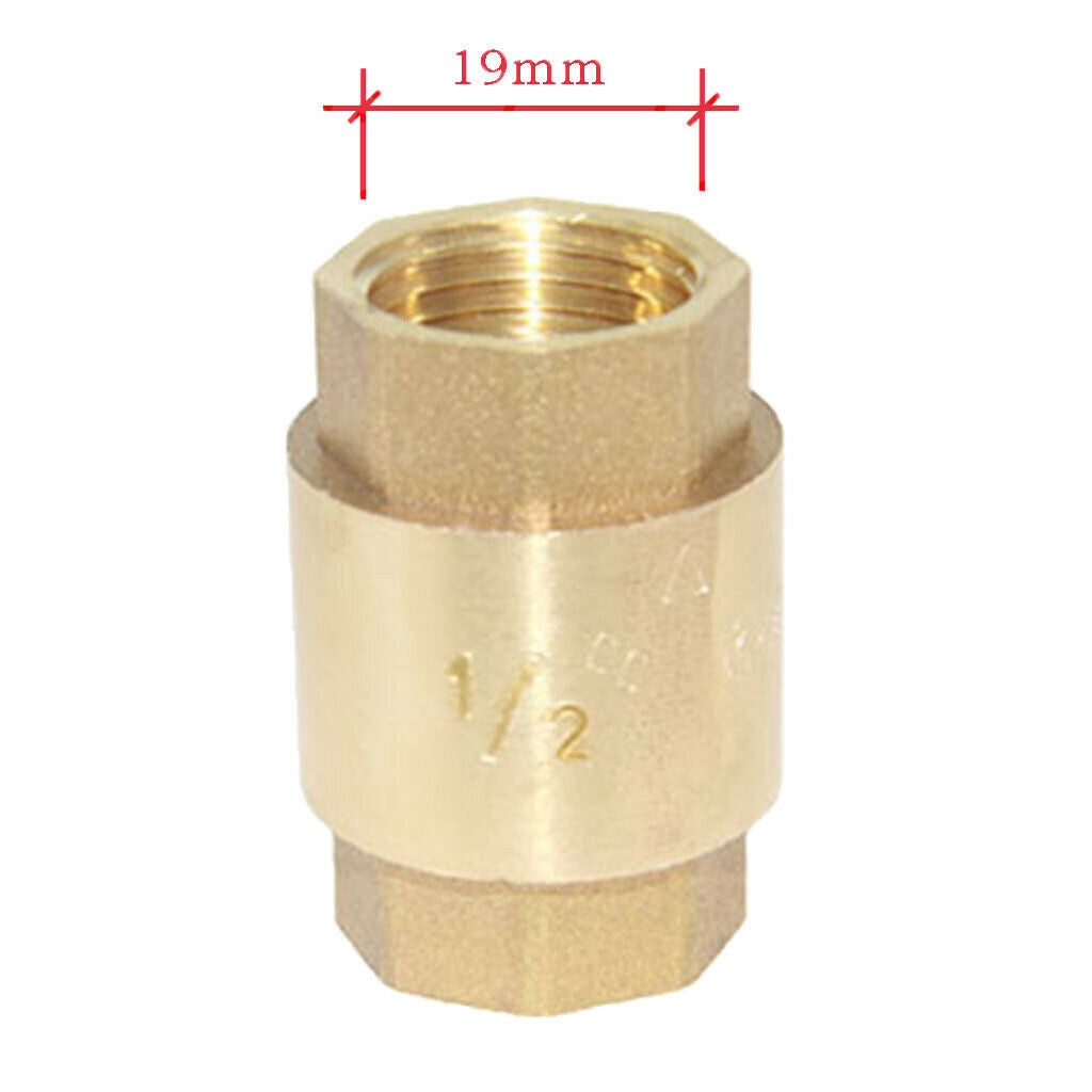 1/2 "Vertical Thread Check Valve Spring High Pressure Internal Valve