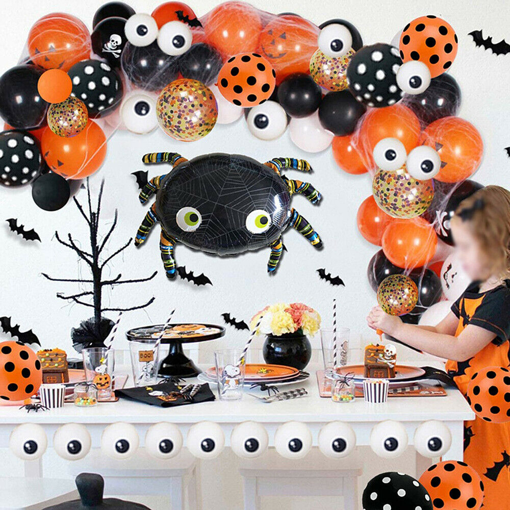 Halloween Theme Latex Balloon Set DIY Decoration Props Home Party Holiday Acce